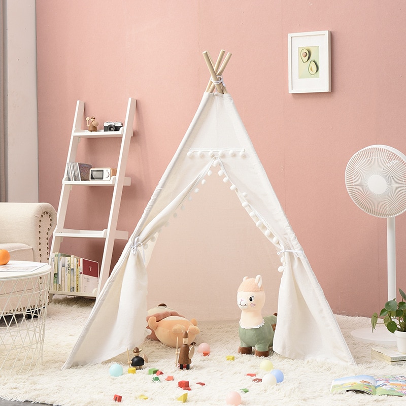 Tente de Jeu Indiens pour Enfants - Tente Tipi - pour Intérieur et  Extérieur - Jouets