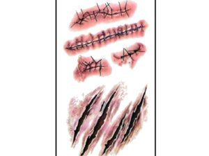 Fausses blessures à coller sur la peau pour faire des pranks