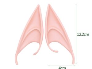 Paire d'oreilles Elfe en latex pour adulte