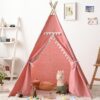 Tente tipi rose pour fille - Un monde de jeu et d'imagination