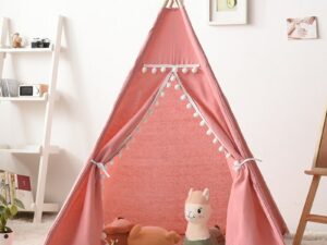 Tente tipi rose pour fille - Un monde de jeu et d'imagination