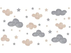 Nuages et étoiles stickers muraux