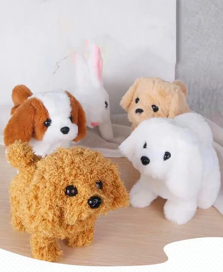 Jouet Chien électronique Marche et Aboiements - Peluche