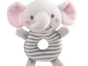 Hochet Peluche pour Bébé 0 à 24 mois - Hochet Elephant