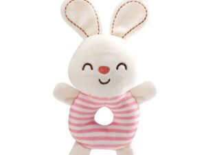 Hochet Peluche pour Bébé 0 à 24 mois - Hochet Lapin