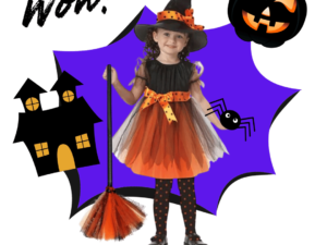 Déguisement sorcière complet pour fille