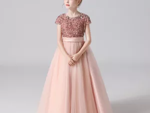 Robe demoiselle d'honneur rose