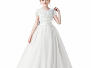 Robe demoiselle d'honneur blanche