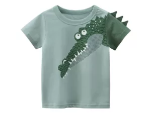 Joli t-shirt crocodile en coton