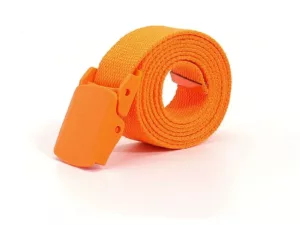 Ceinture pour enfant, fille ou garçon, couleur orange