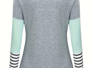 Haut Femme Enceinte Stylé - Couleur vert avec rayures