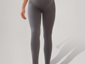 Legging maternité couleur gris