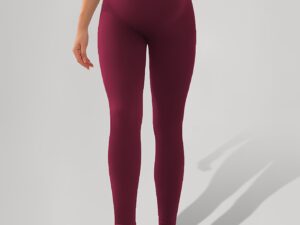 Legging maternité couleur bordeaux