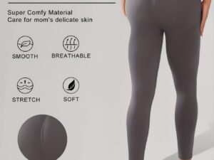 Legging maternité couleur gris