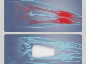 Coussin entre jambes ergonomique