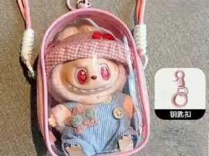 Sac PVC avec lanière poupée Labubu
